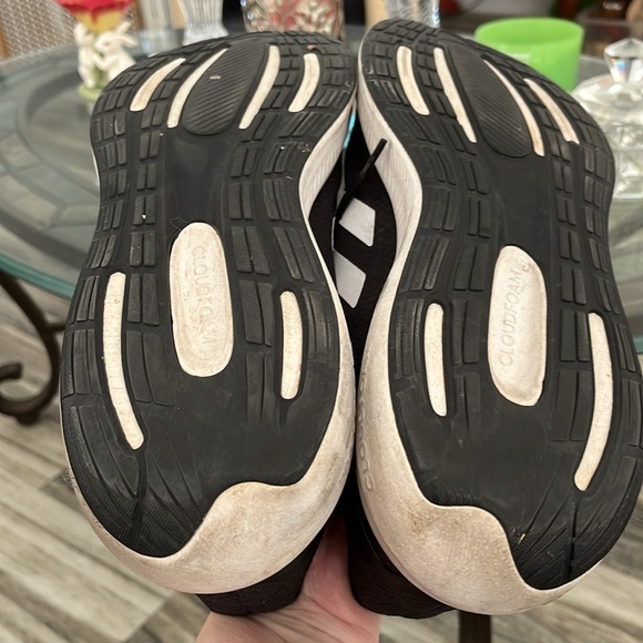 ☁️ADIDAS CLOUD FOAM ATHLETIC SHOES SIZE 11 BLACK GREAT CONDITION! - Picture 9 of 9
